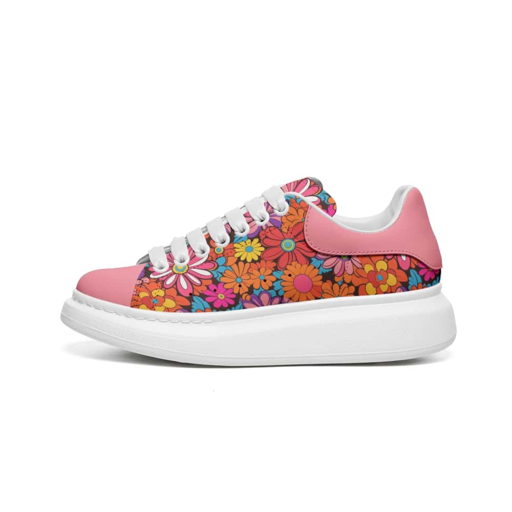 Low-Top Oversized Vegan Leather Sneakers | Ethical Style