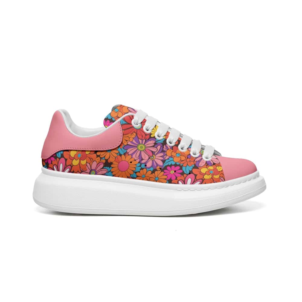Low-Top Oversized Vegan Leather Sneakers | Ethical Style