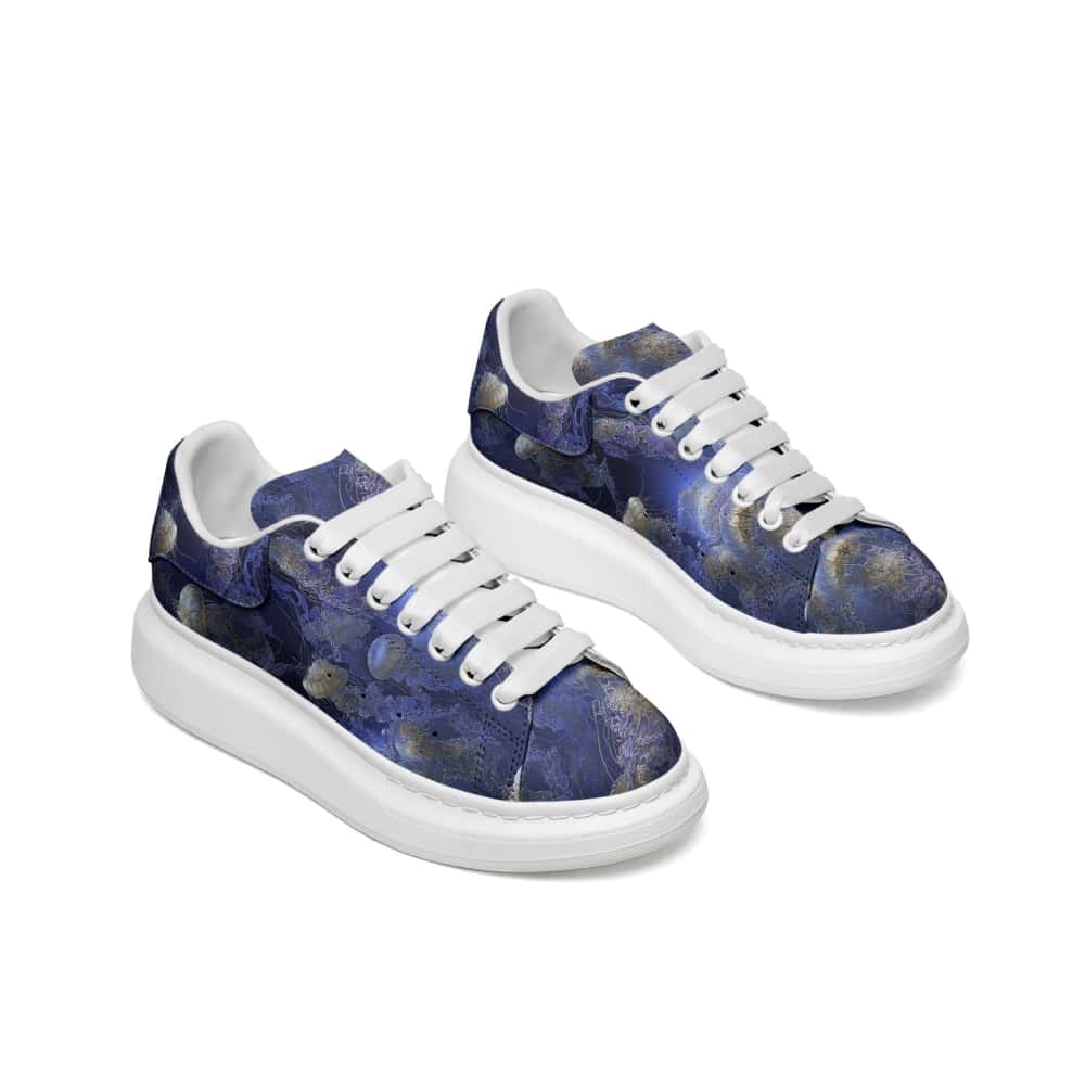 Low-Top Oversized Vegan Leather Sneakers | Ethical Style