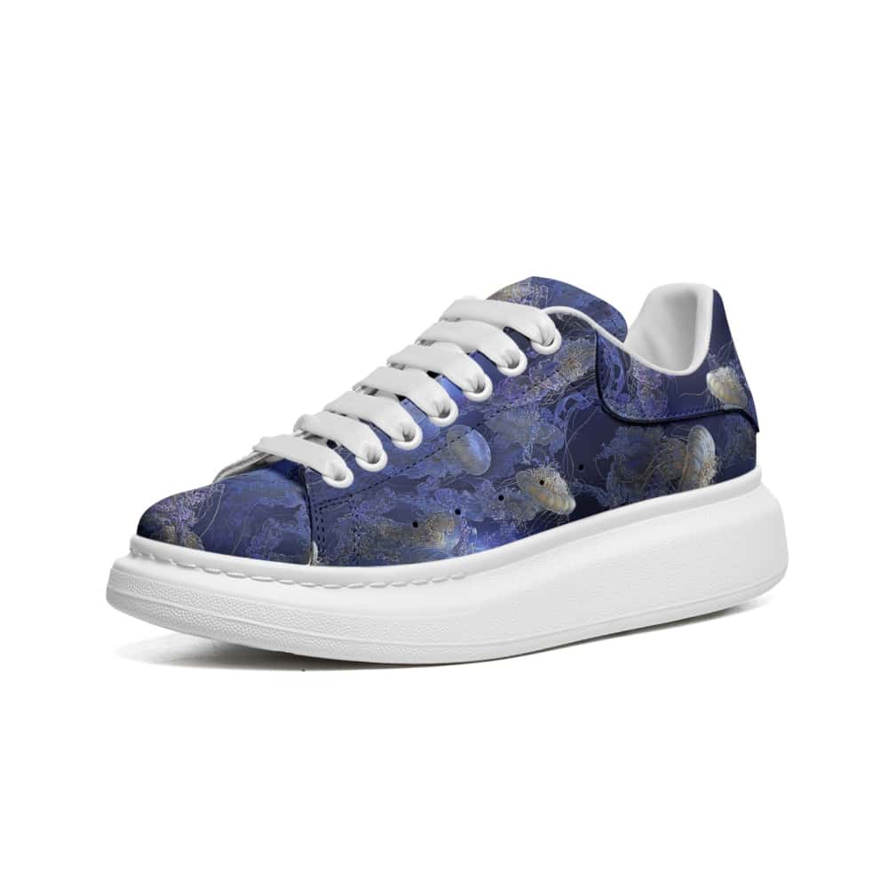 Low-Top Oversized Vegan Leather Sneakers | Ethical Style