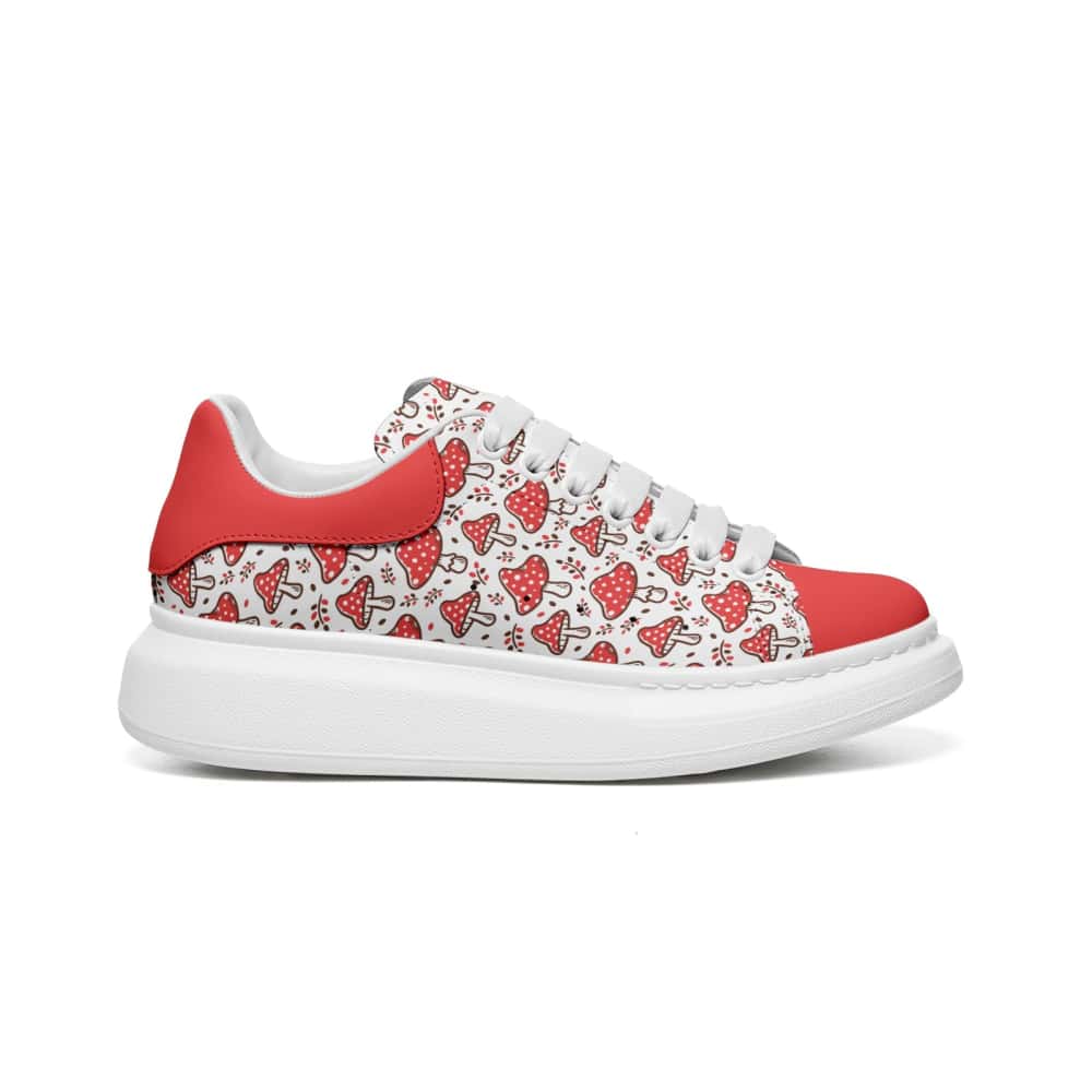 Low-Top Oversized Vegan Leather Sneakers | Ethical Style