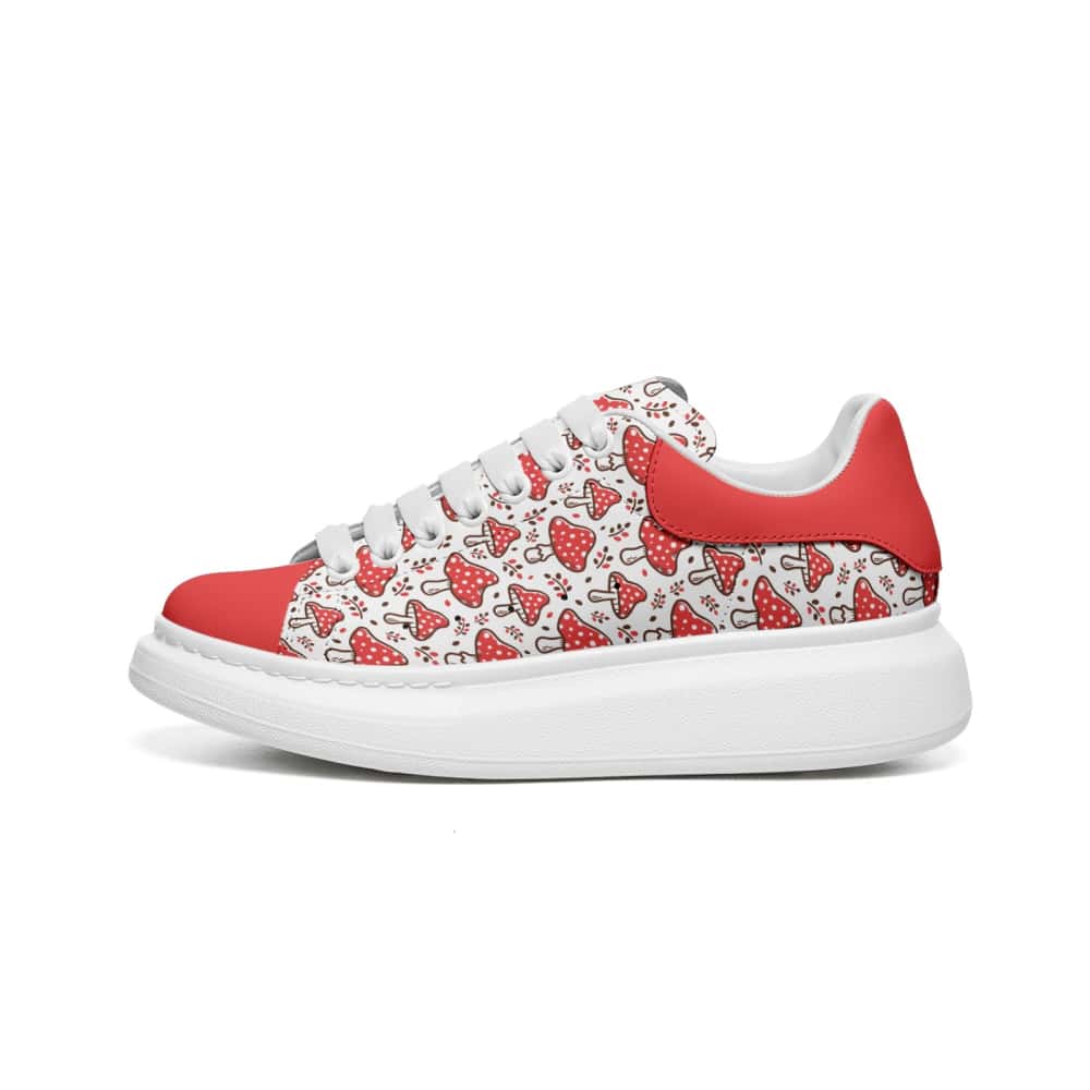 Low-Top Oversized Vegan Leather Sneakers | Ethical Style