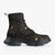 Astrological Pattern Vegan Leather Chunky Boots - $84.99