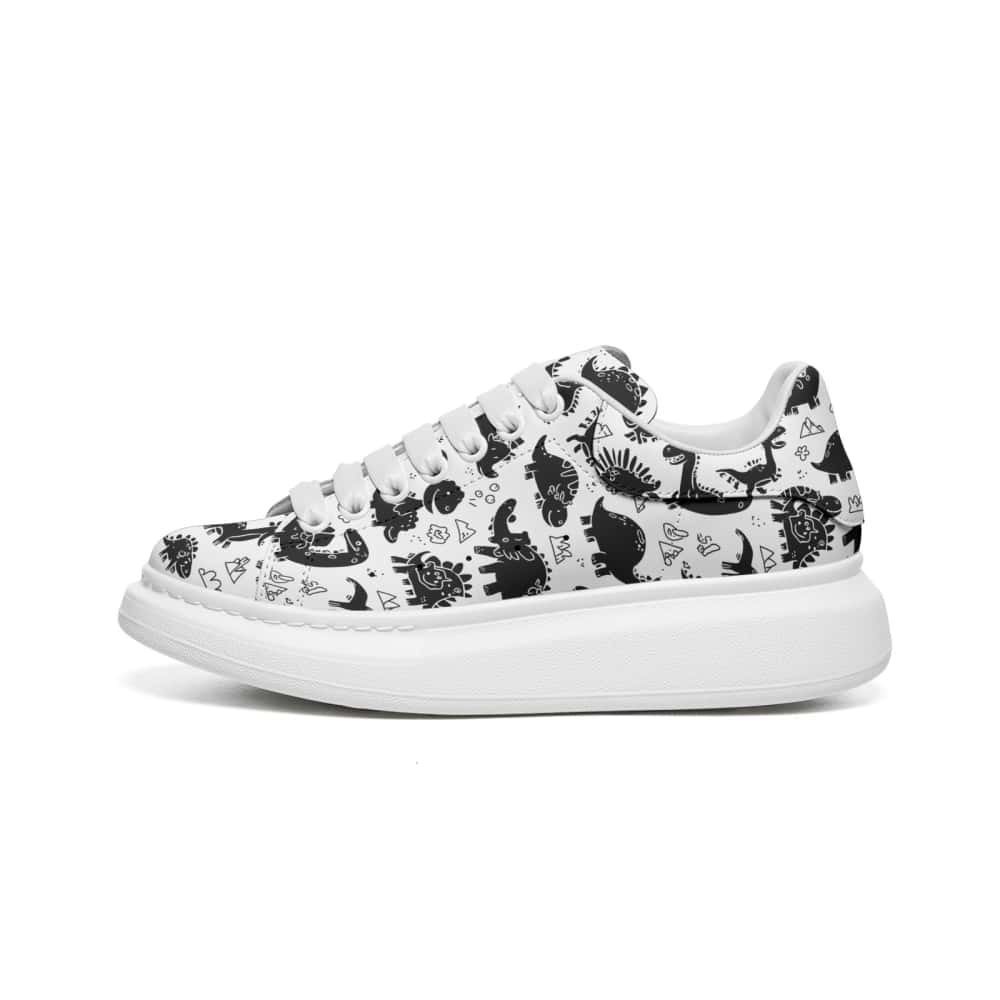 Low-Top Oversized Vegan Leather Sneakers | Ethical Style