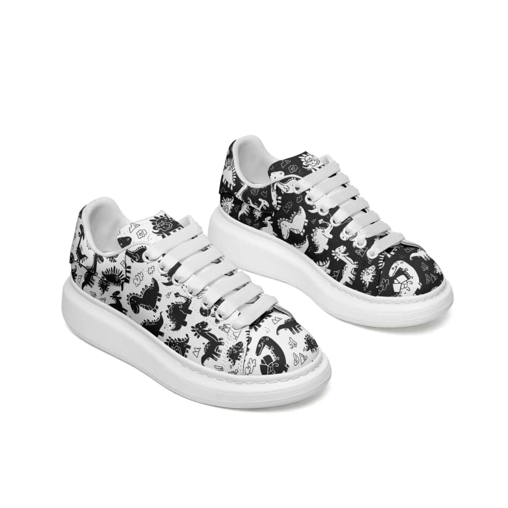 Low-Top Oversized Vegan Leather Sneakers | Ethical Style