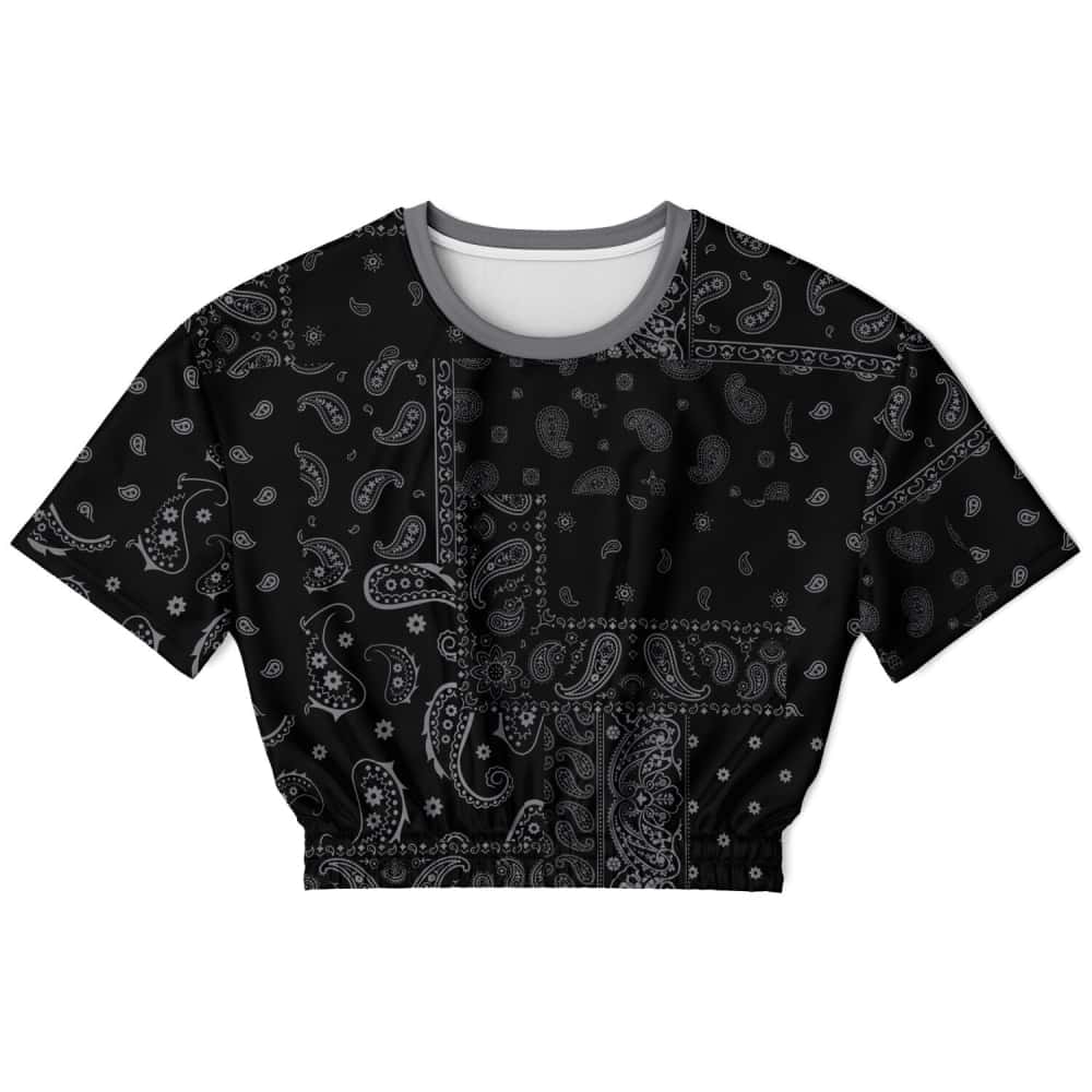 Athletic Cropped Short Sleeve Sweatshirt | Ethical Style