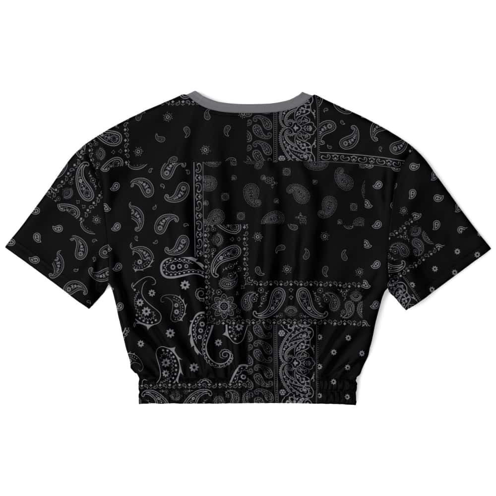 Athletic Cropped Short Sleeve Sweatshirt | Ethical Style