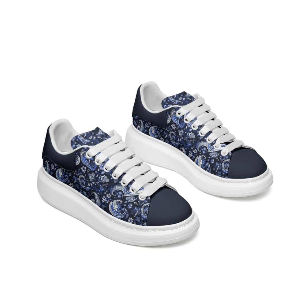 Low-Top Oversized Vegan Leather Sneakers | Ethical Style