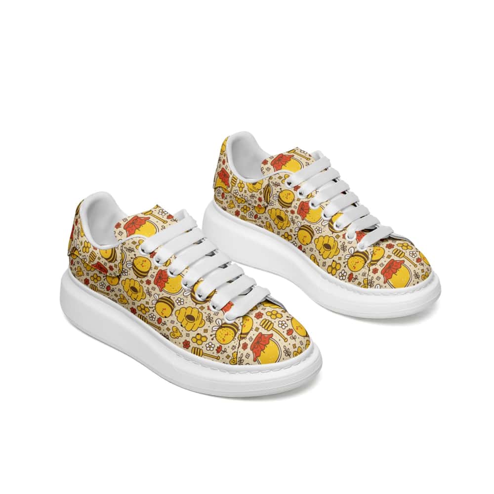 Low-Top Oversized Vegan Leather Sneakers | Ethical Style