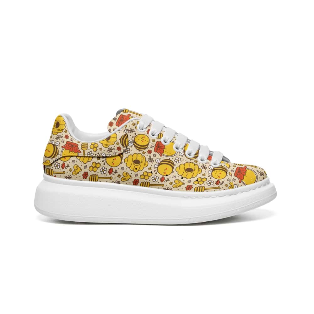 Low-Top Oversized Vegan Leather Sneakers | Ethical Style