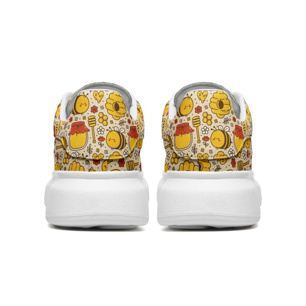 Low-Top Oversized Vegan Leather Sneakers | Ethical Style