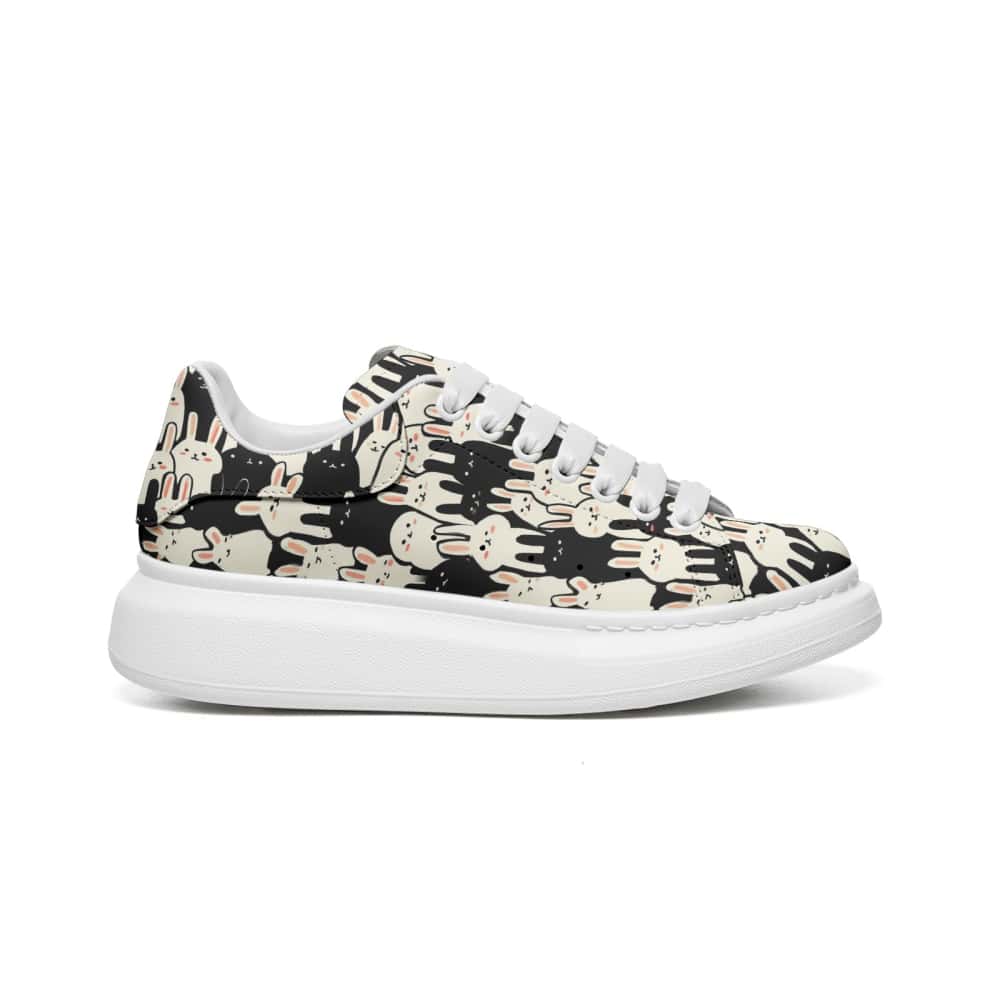 Low-Top Oversized Vegan Leather Sneakers | Ethical Style