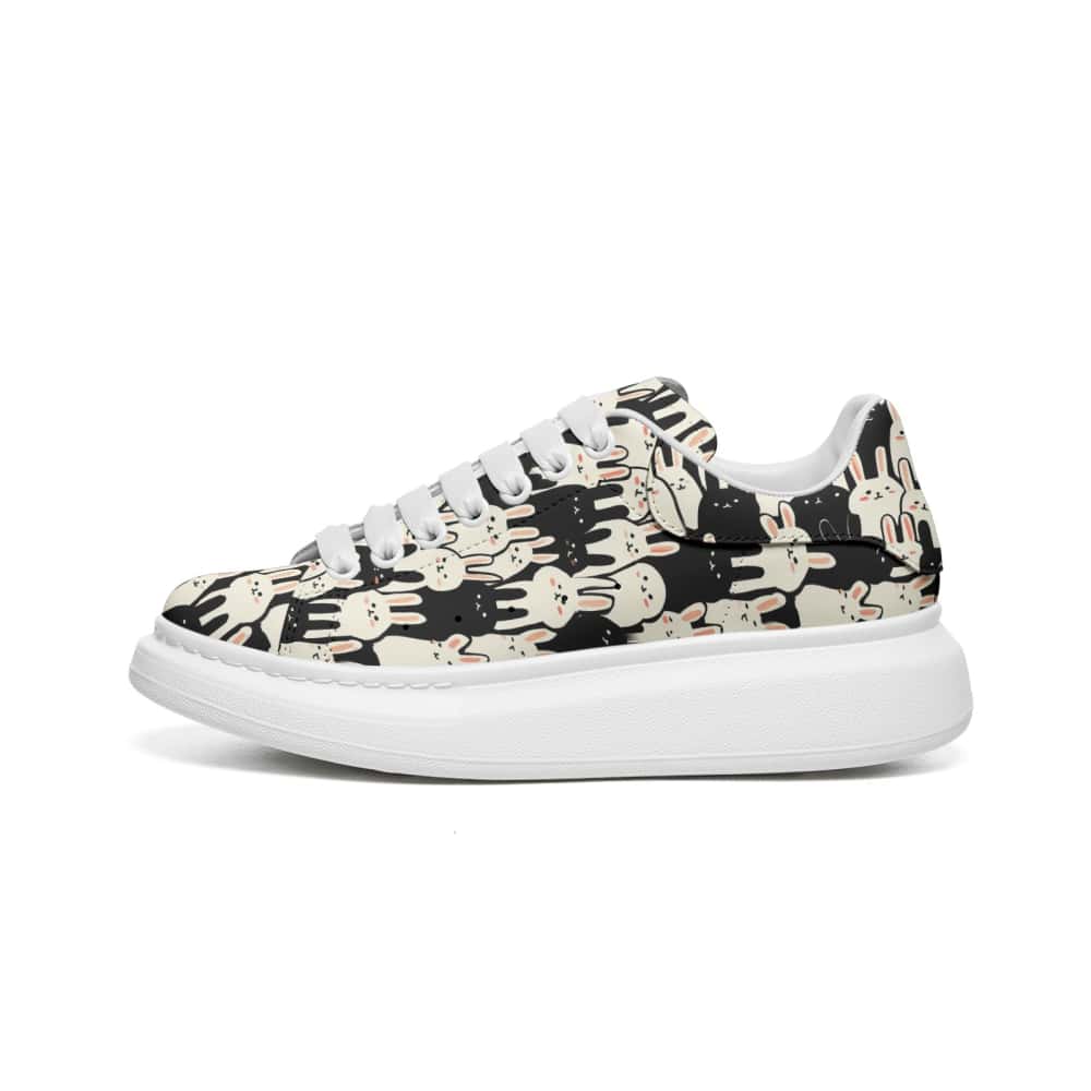 Low-Top Oversized Vegan Leather Sneakers | Ethical Style