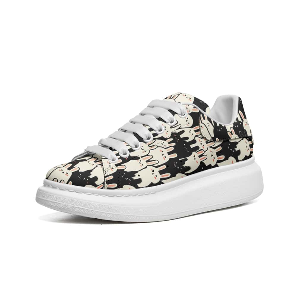 Low-Top Oversized Vegan Leather Sneakers | Ethical Style