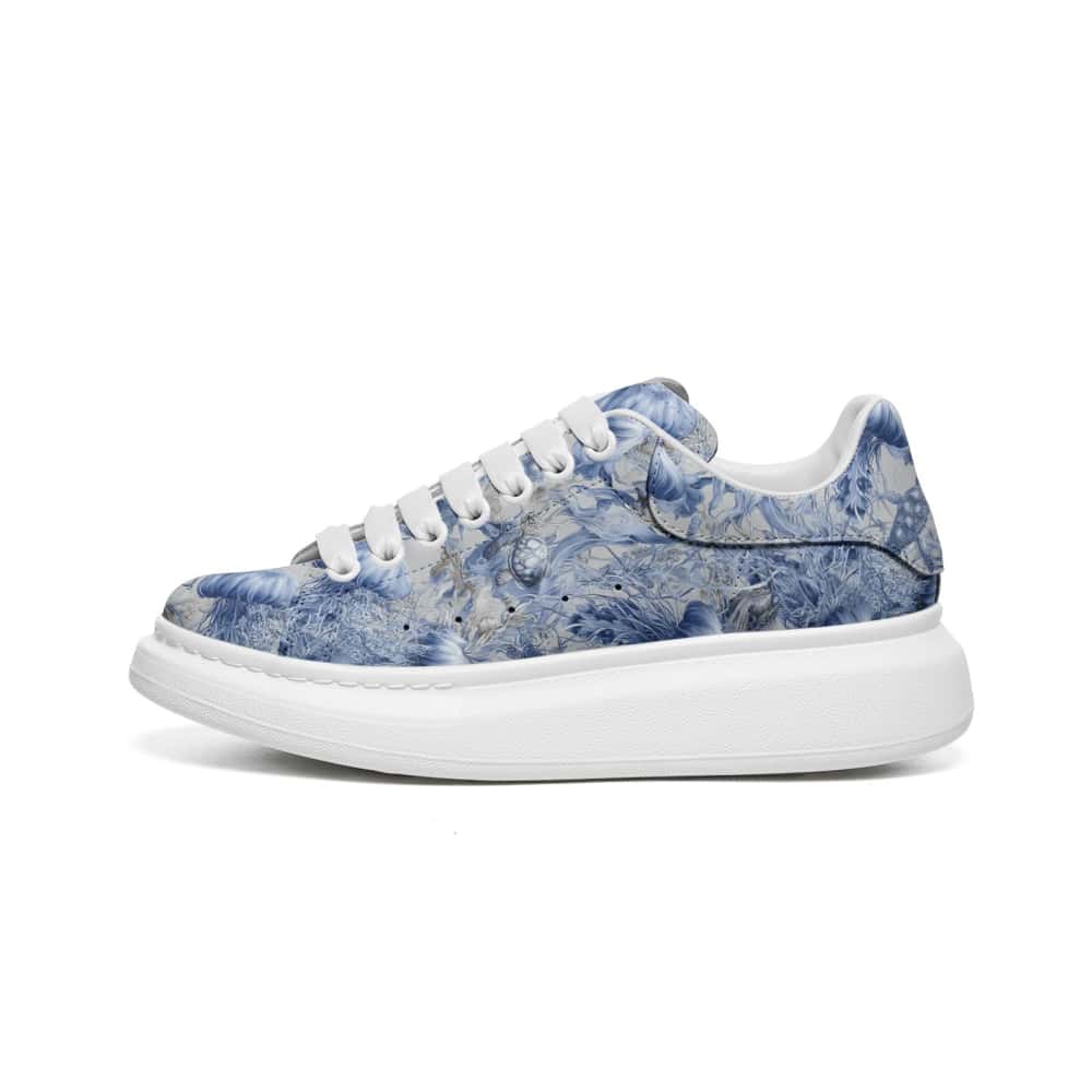 Low-Top Oversized Vegan Leather Sneakers | Ethical Style