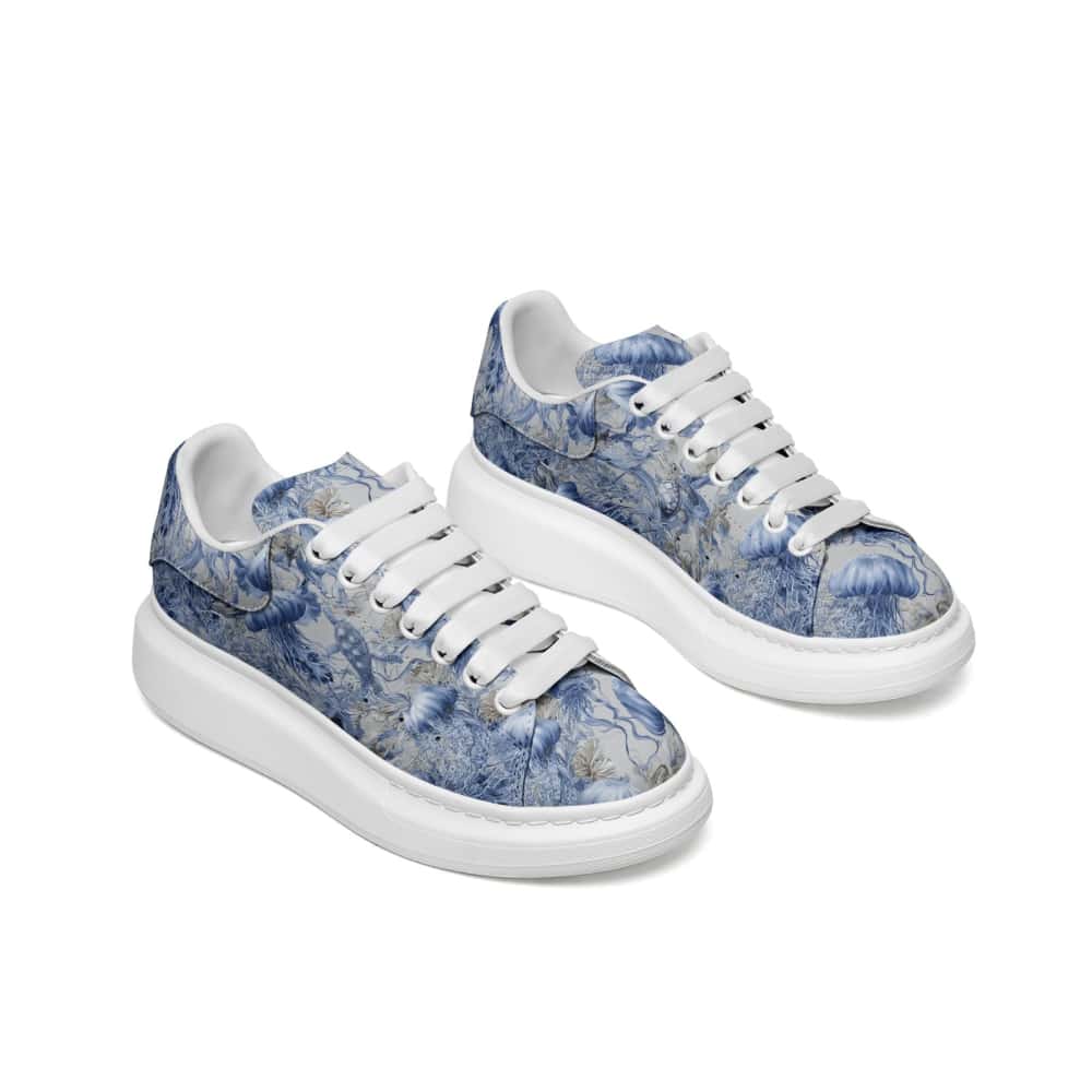 Low-Top Oversized Vegan Leather Sneakers | Ethical Style