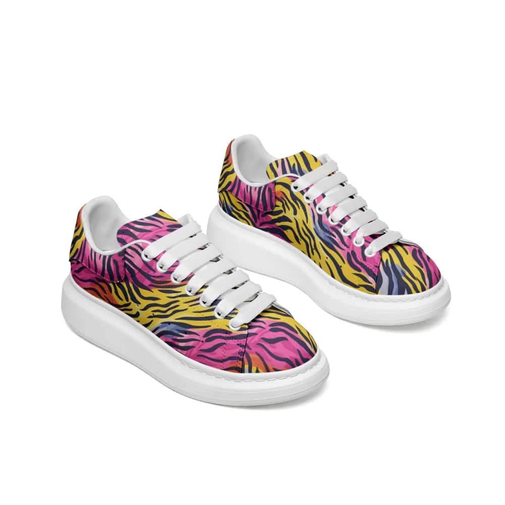 Low-Top Oversized Vegan Leather Sneakers | Ethical Style