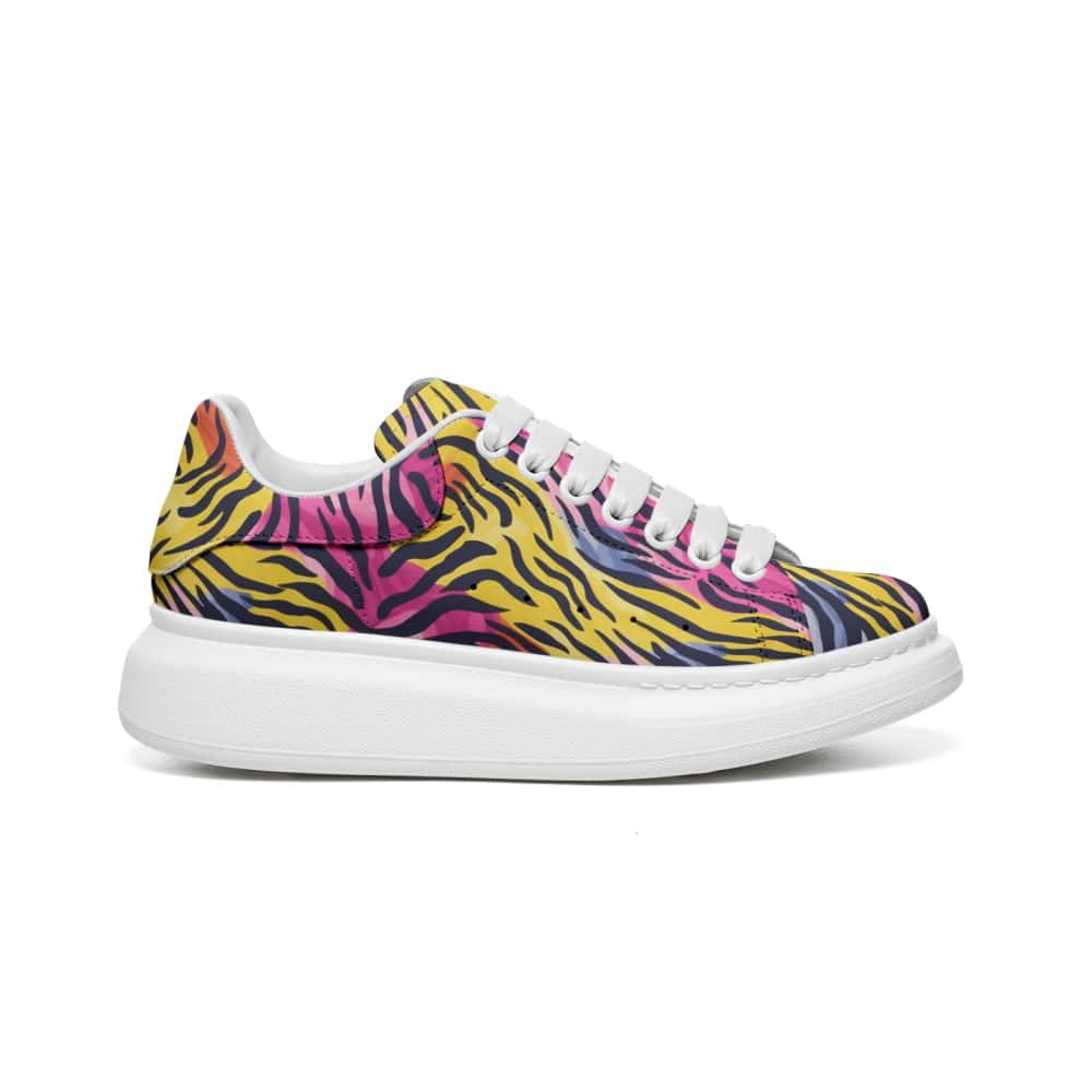 Low-Top Oversized Vegan Leather Sneakers | Ethical Style