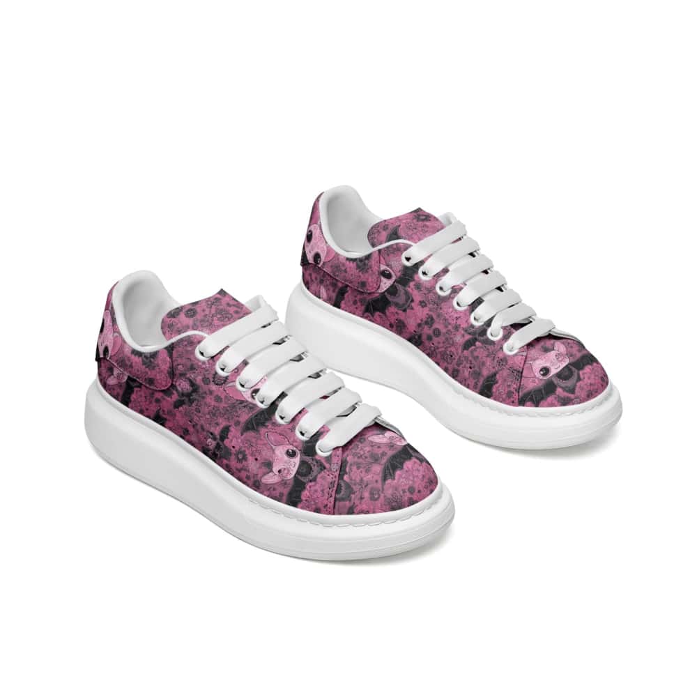 Low-Top Oversized Vegan Leather Sneakers | Ethical Style