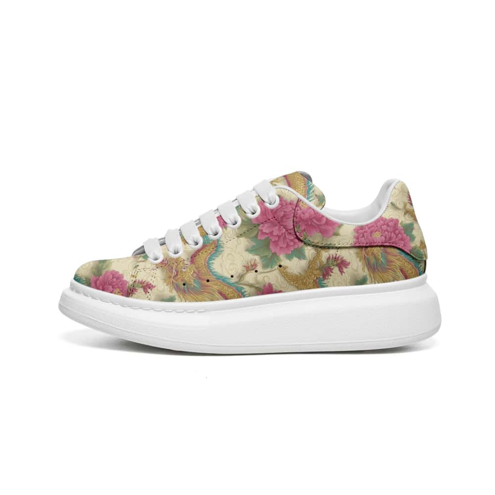 Low-Top Oversized Vegan Leather Sneakers | Ethical Style