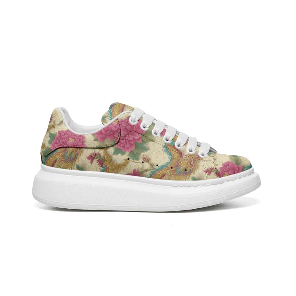Low-Top Oversized Vegan Leather Sneakers | Ethical Style