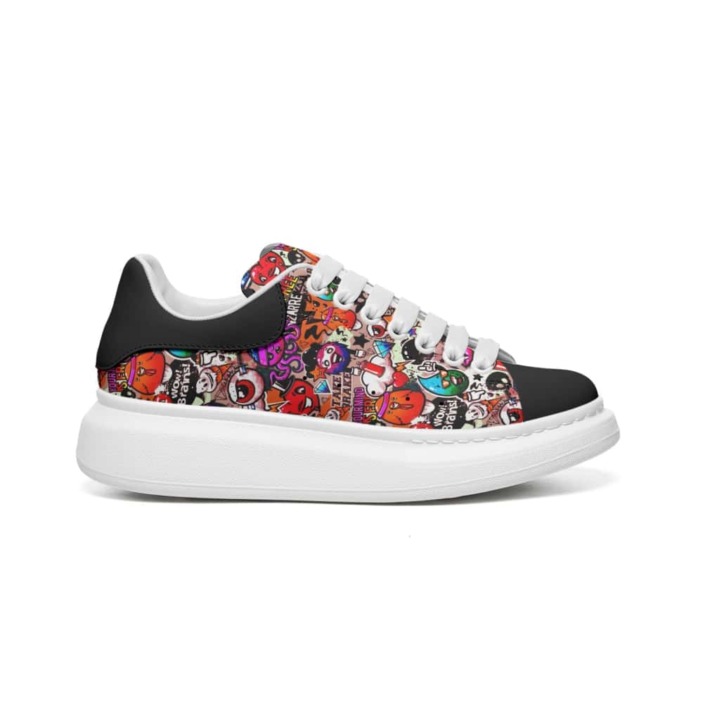 Low-Top Oversized Vegan Leather Sneakers | Ethical Style