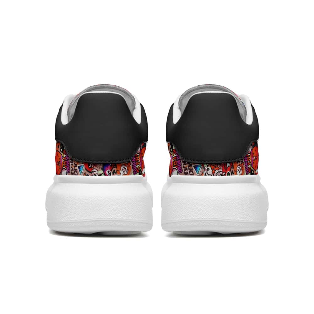 Low-Top Oversized Vegan Leather Sneakers | Ethical Style