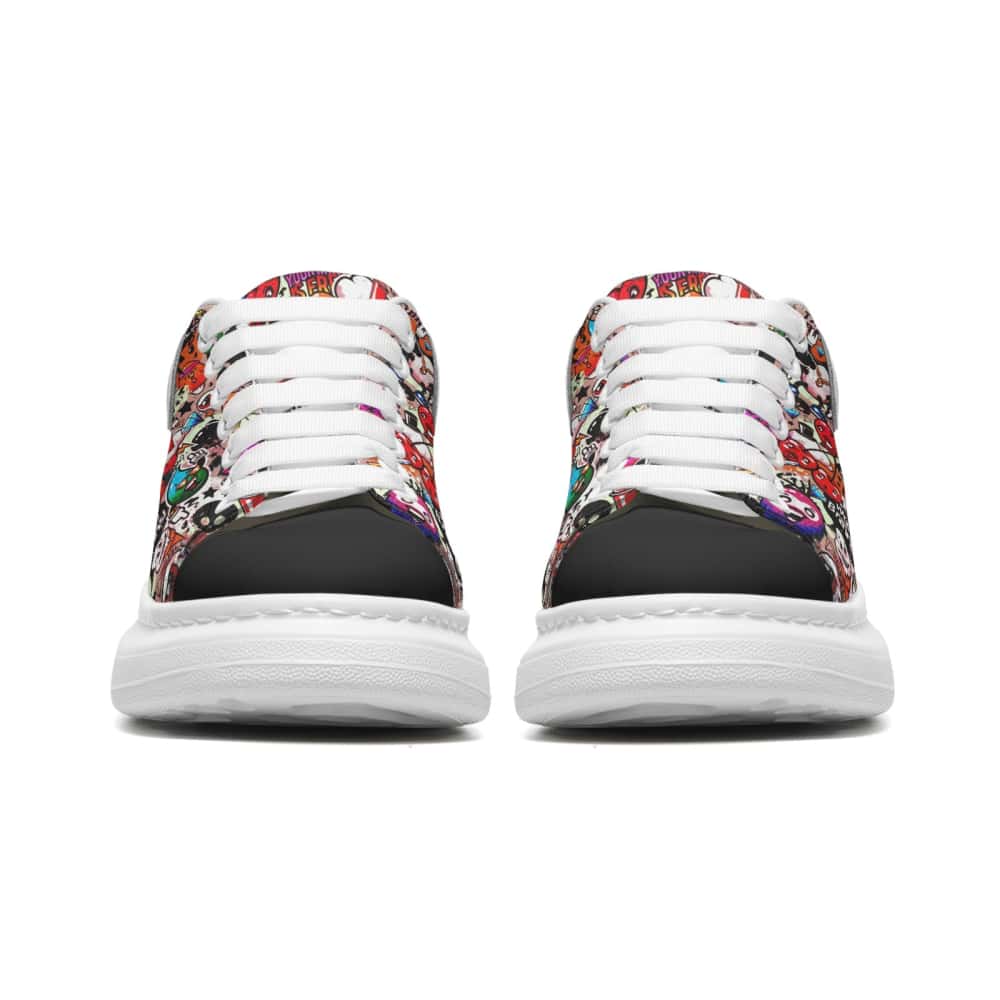 Low-Top Oversized Vegan Leather Sneakers | Ethical Style