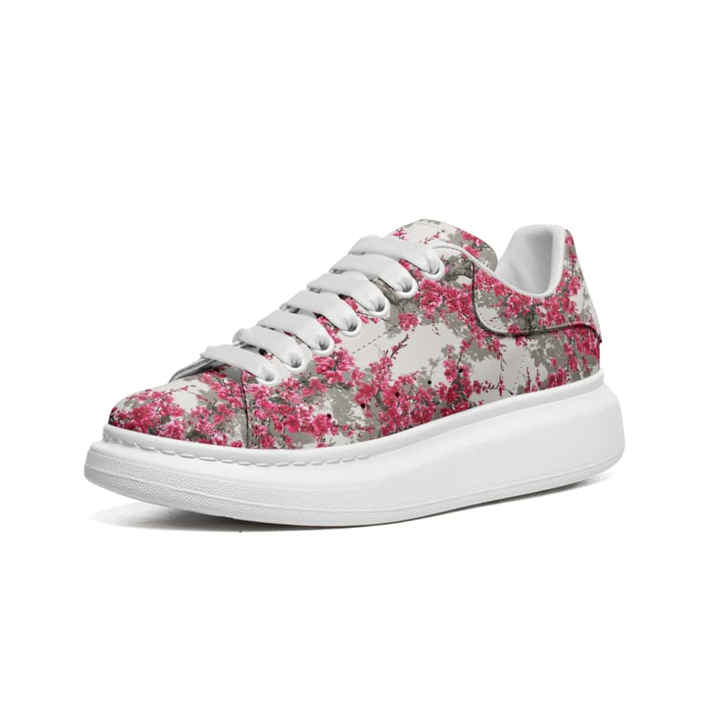 Low-Top Oversized Vegan Leather Sneakers | Ethical Style