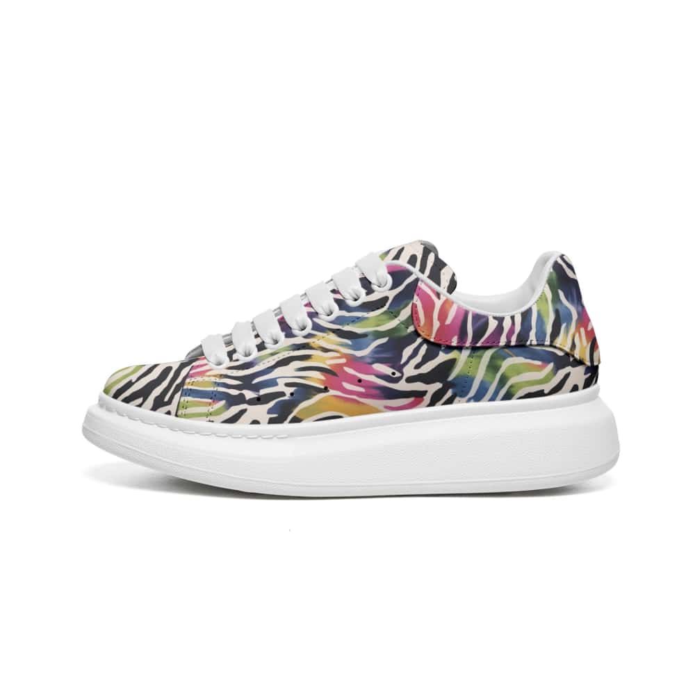 Low-Top Oversized Vegan Leather Sneakers | Ethical Style