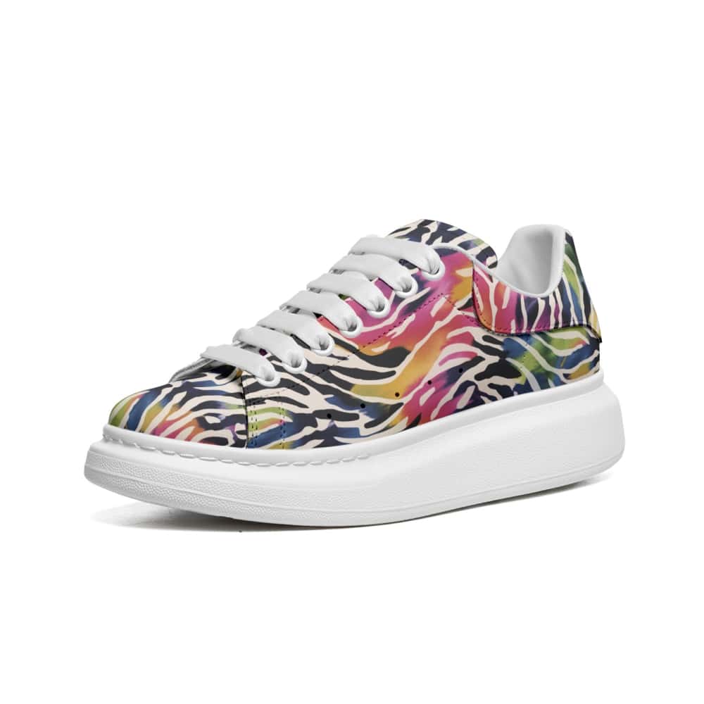 Low-Top Oversized Vegan Leather Sneakers | Ethical Style