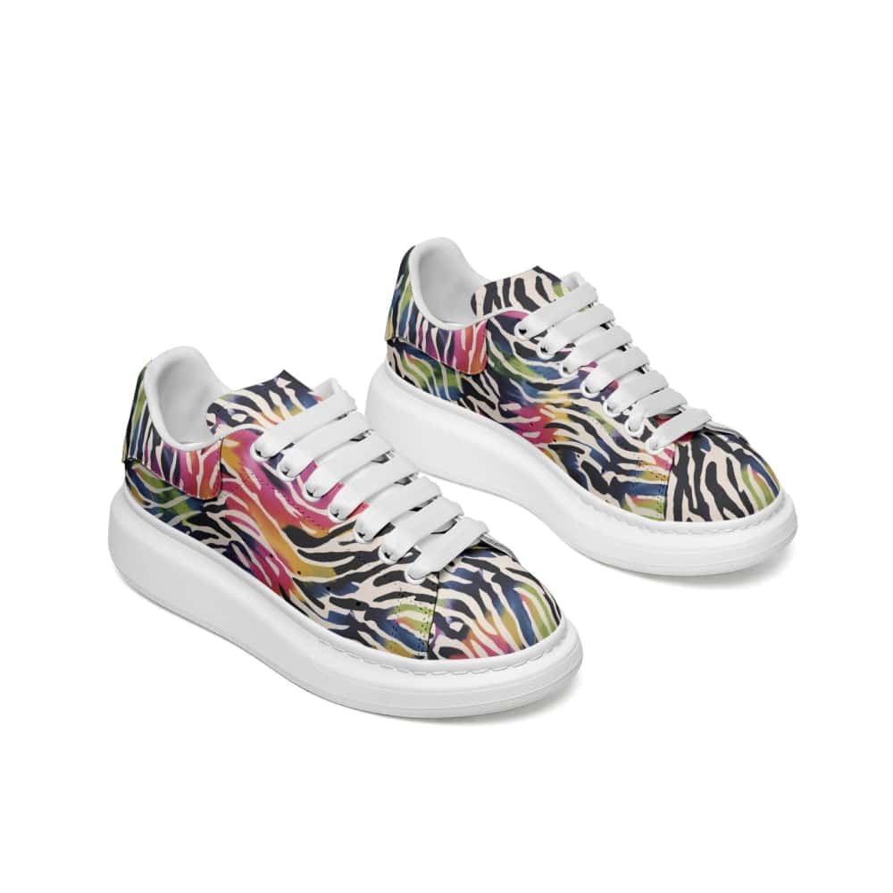 Low-Top Oversized Vegan Leather Sneakers | Ethical Style