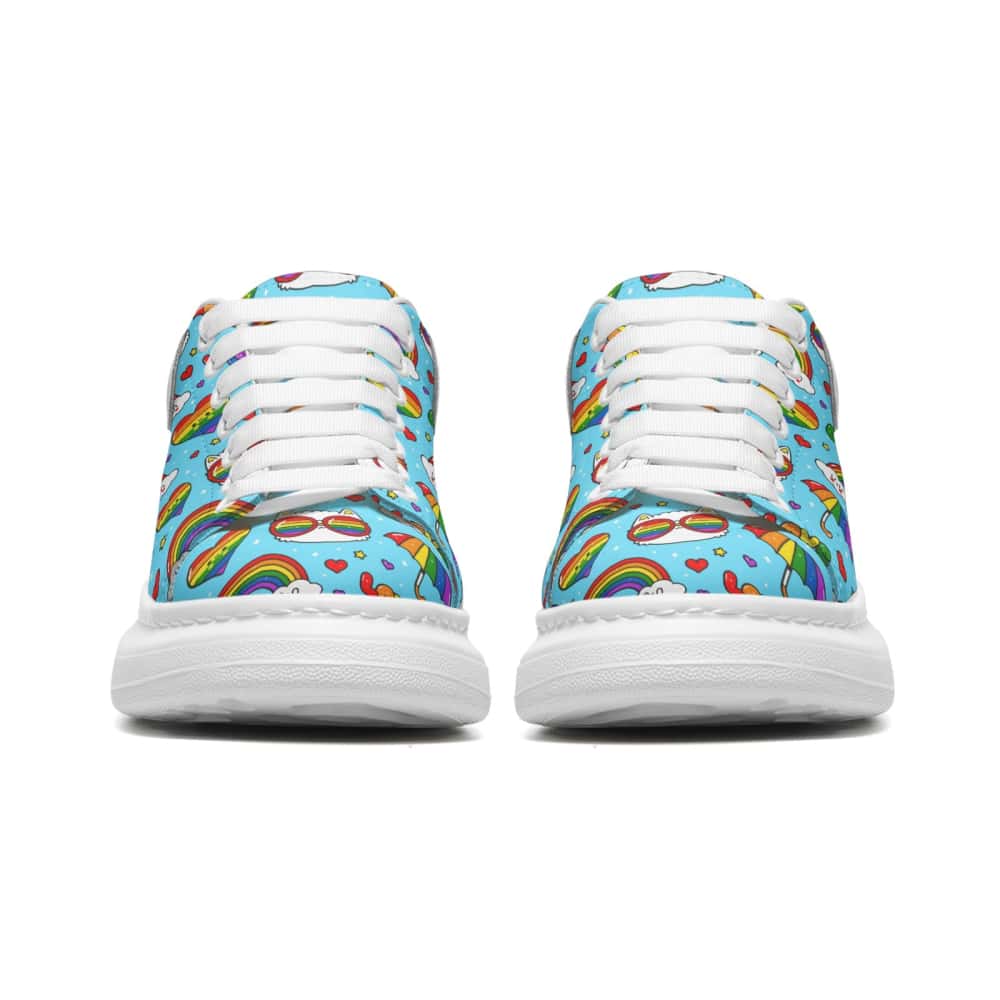 Low-Top Oversized Vegan Leather Sneakers | Ethical Style