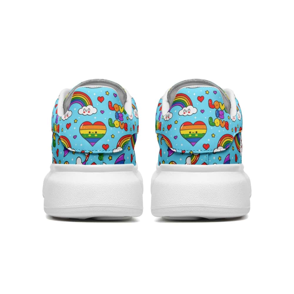 Low-Top Oversized Vegan Leather Sneakers | Ethical Style