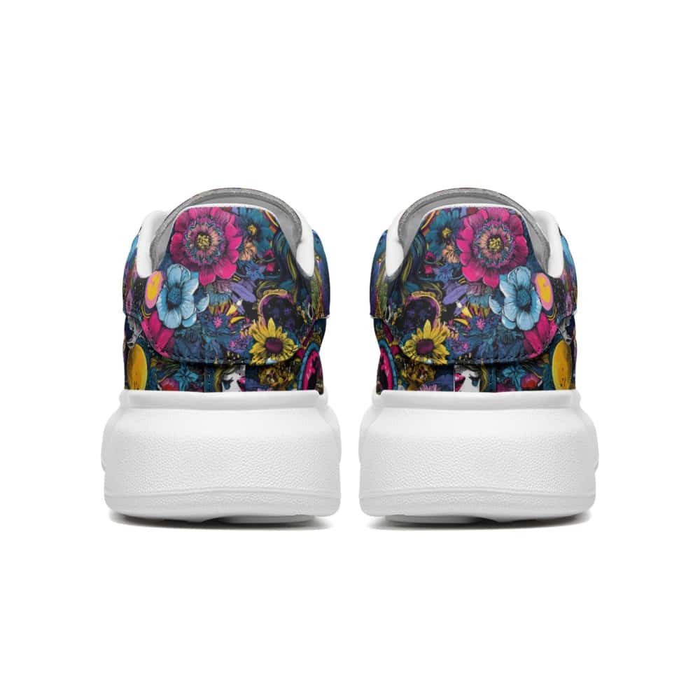 Low-Top Oversized Vegan Leather Sneakers | Ethical Style