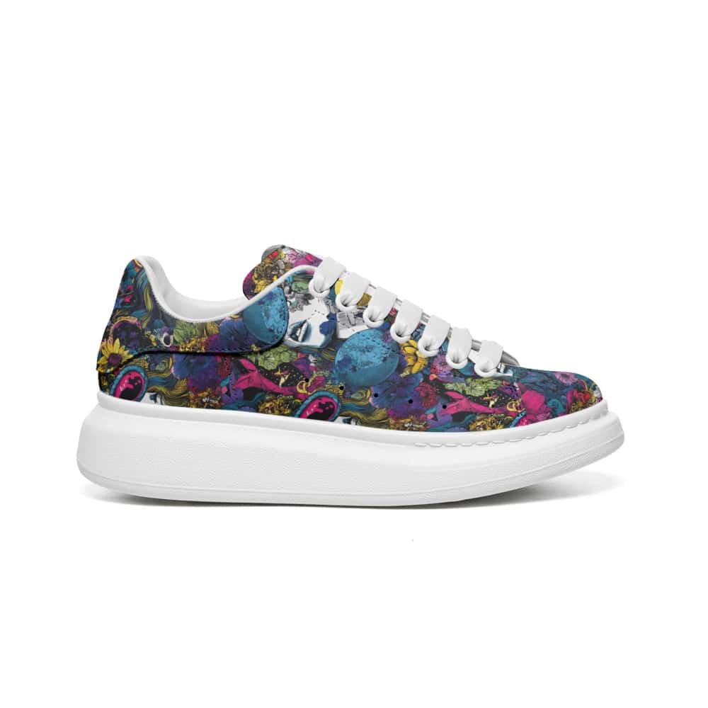 Low-Top Oversized Vegan Leather Sneakers | Ethical Style