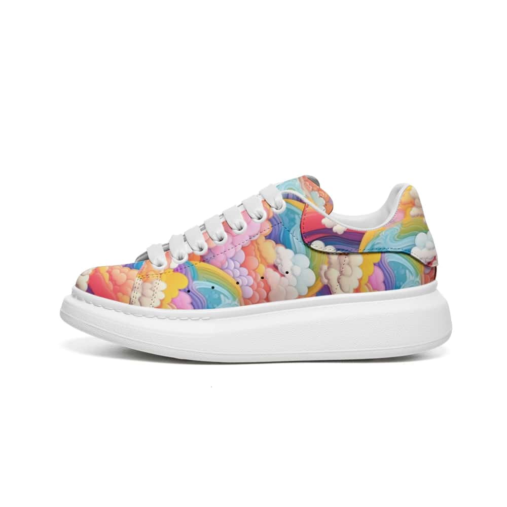 Low-Top Oversized Vegan Leather Sneakers | Ethical Style