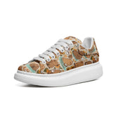 Low-Top Oversized Vegan Leather Sneakers | Ethical Style