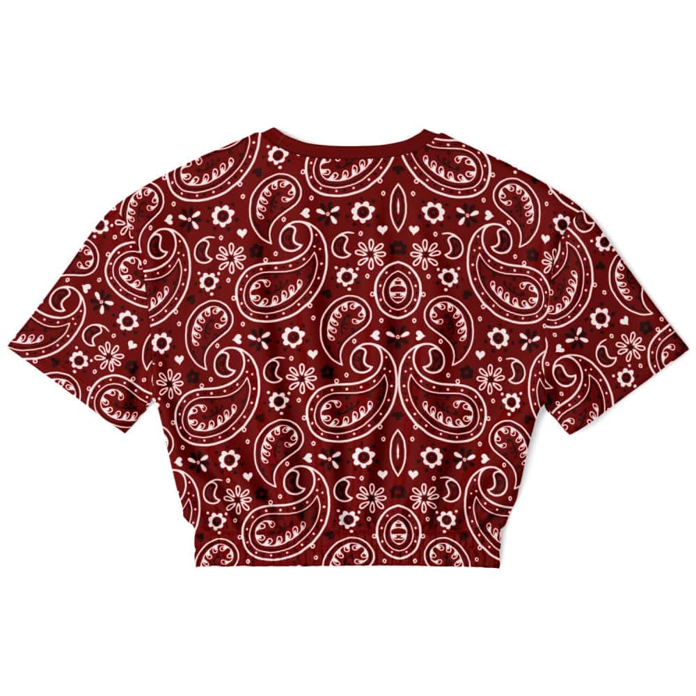 Athletic Cropped Short Sleeve Sweatshirt | Ethical Style