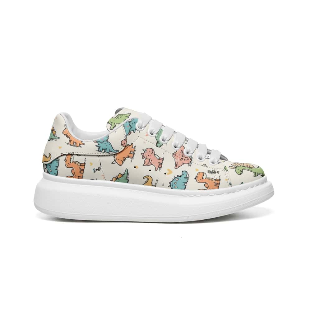Low-Top Oversized Vegan Leather Sneakers | Ethical Style