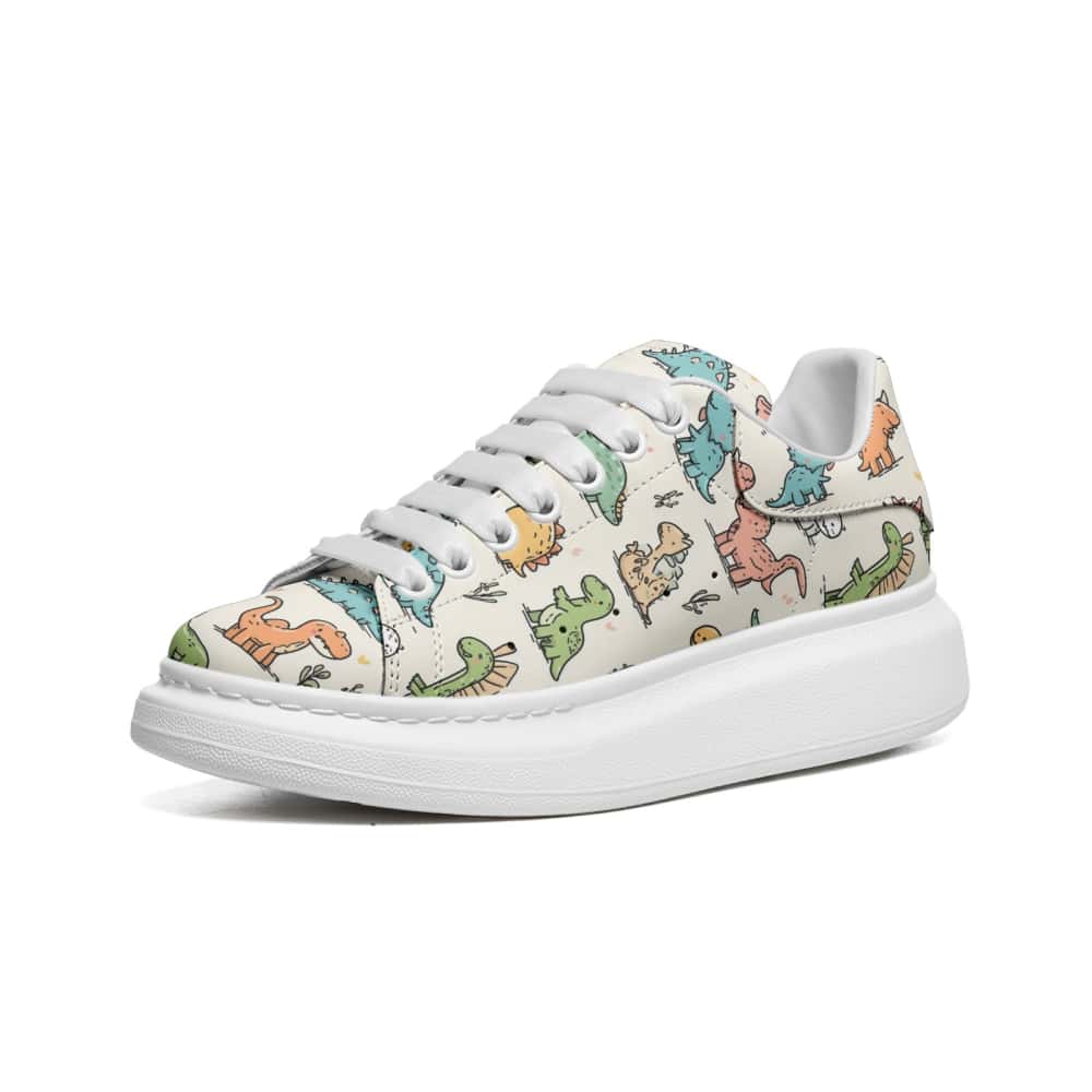 Low-Top Oversized Vegan Leather Sneakers | Ethical Style