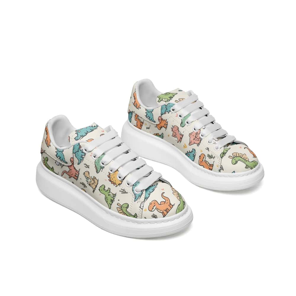 Low-Top Oversized Vegan Leather Sneakers | Ethical Style