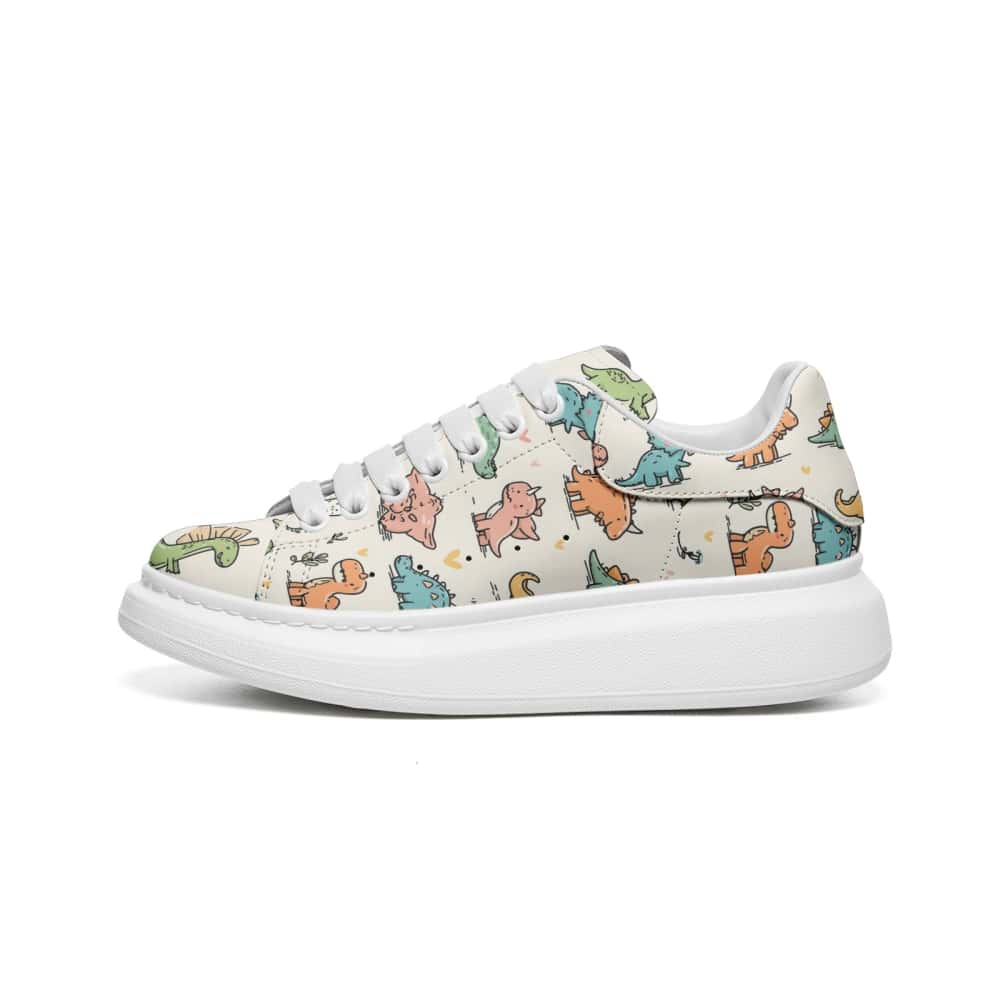 Low-Top Oversized Vegan Leather Sneakers | Ethical Style