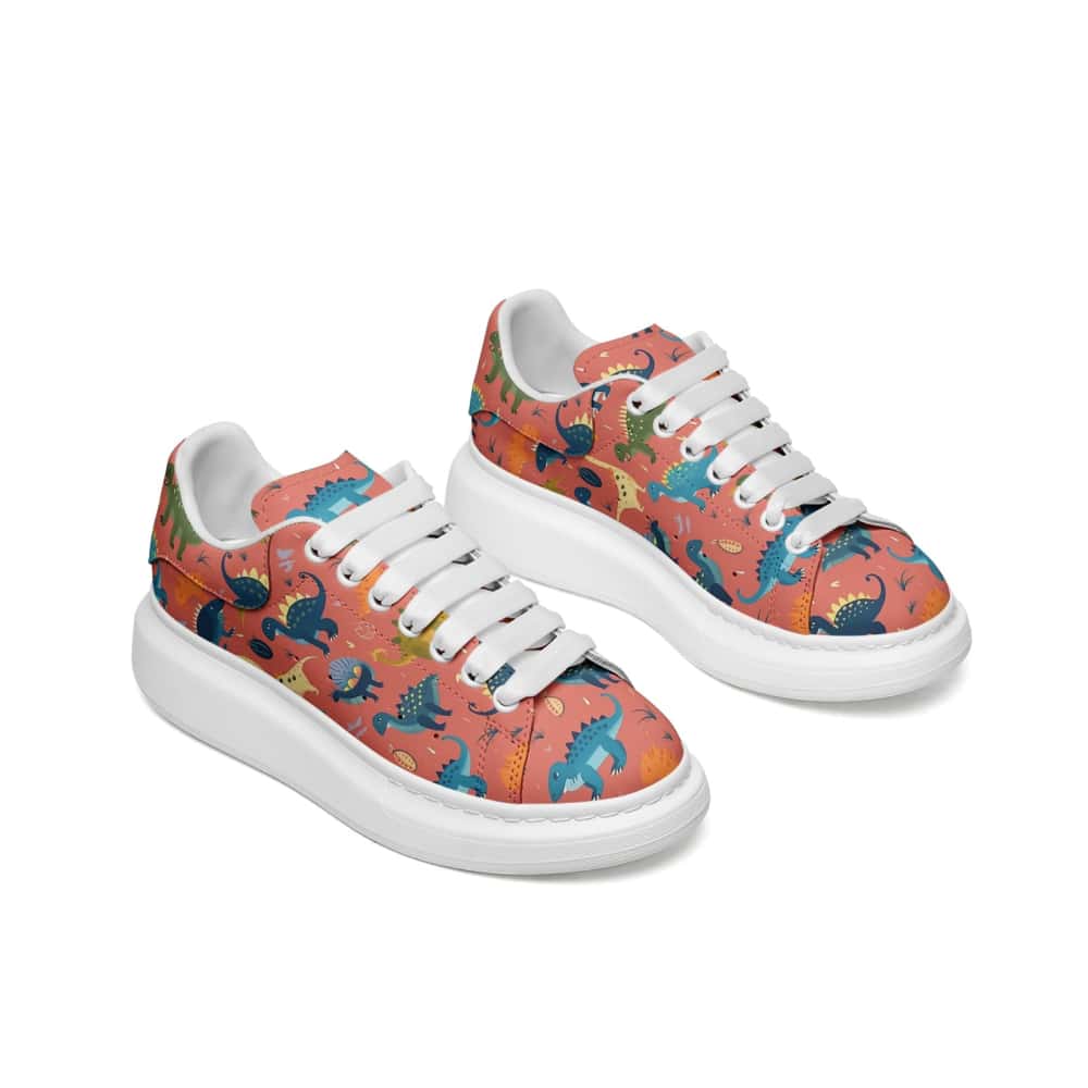 Low-Top Oversized Vegan Leather Sneakers | Ethical Style