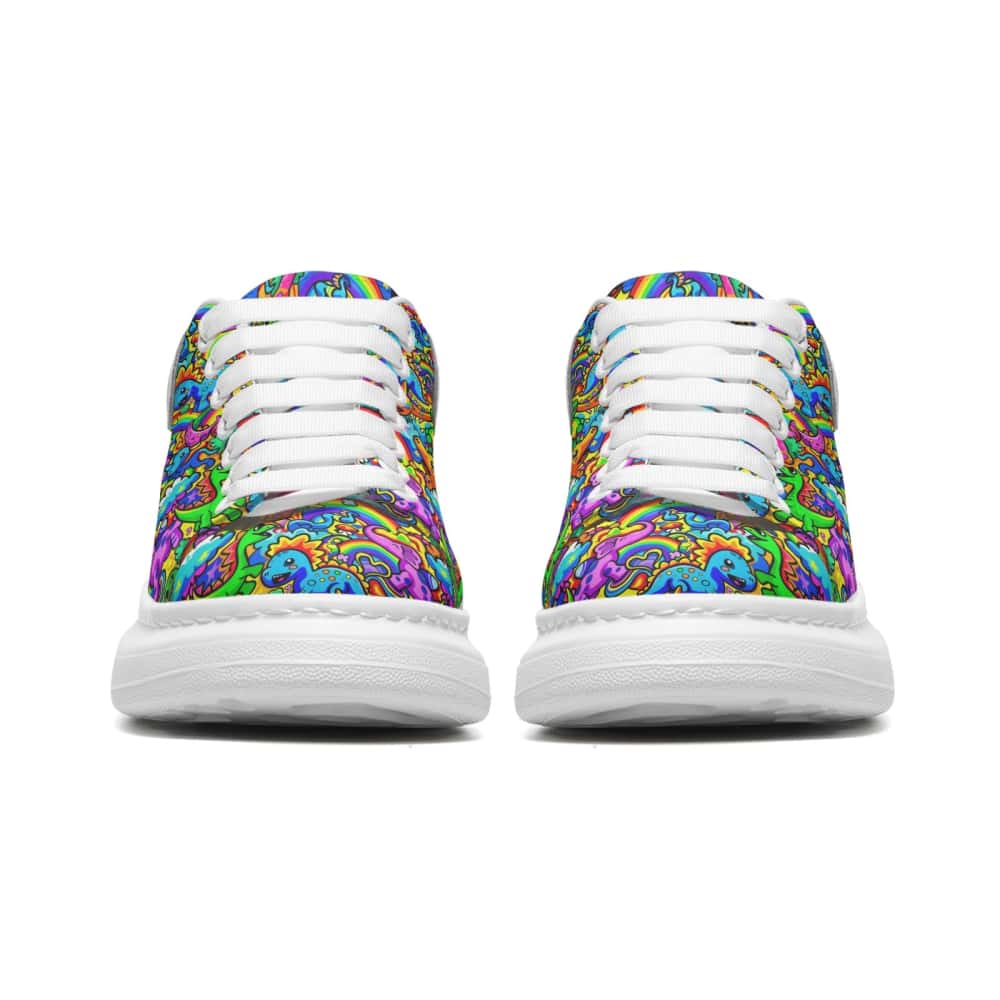 Low-Top Oversized Vegan Leather Sneakers | Ethical Style