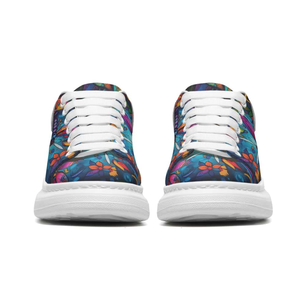 Low-Top Oversized Vegan Leather Sneakers | Ethical Style