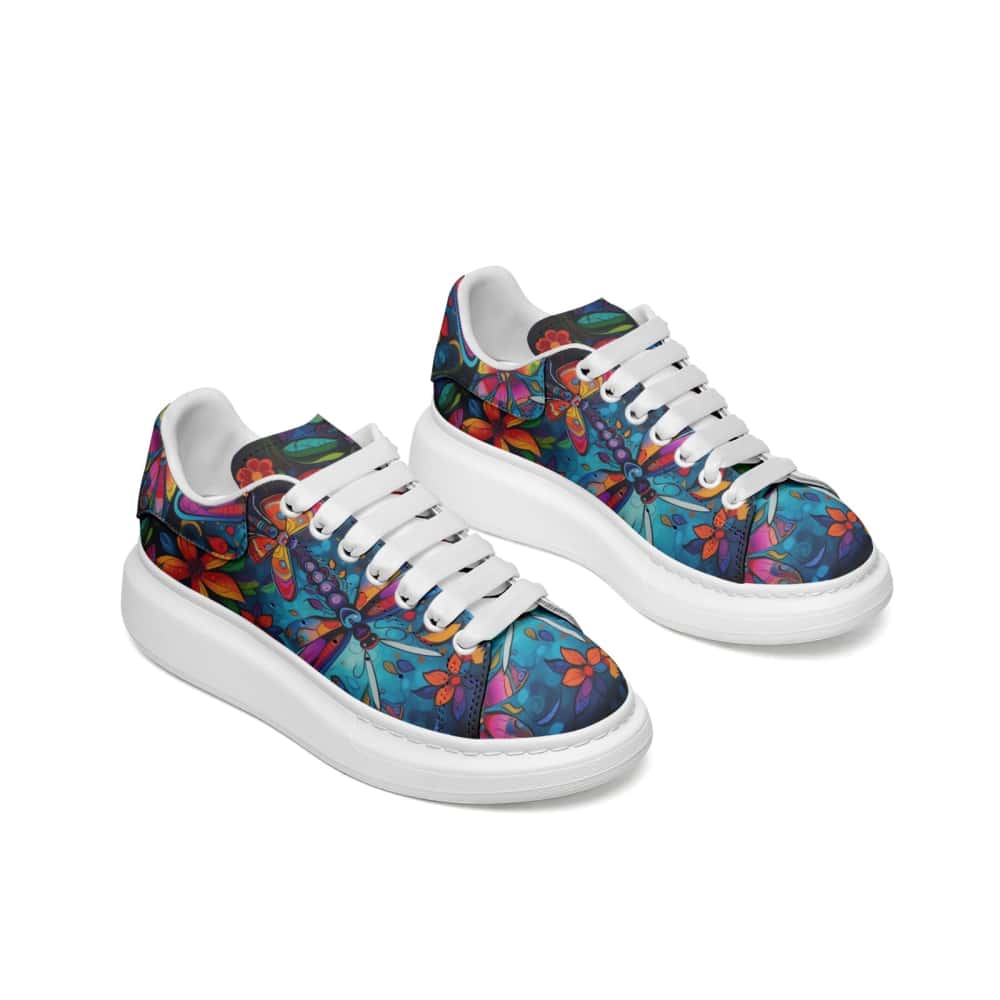Low-Top Oversized Vegan Leather Sneakers | Ethical Style
