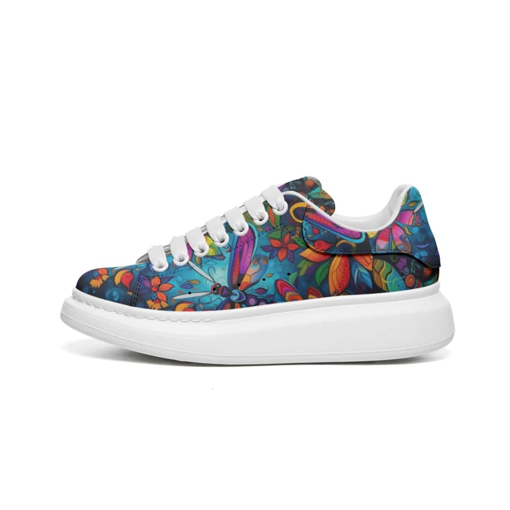 Low-Top Oversized Vegan Leather Sneakers | Ethical Style