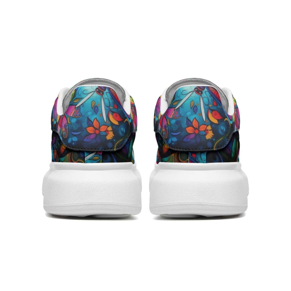 Low-Top Oversized Vegan Leather Sneakers | Ethical Style