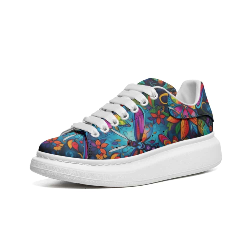 Low-Top Oversized Vegan Leather Sneakers | Ethical Style